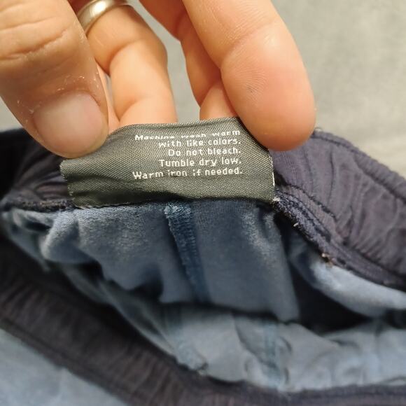 Perry Ellis Sweatpants Mens Large Blue Comfort Stretch Drawstring Pajama Bottom - Picture 8 of 14